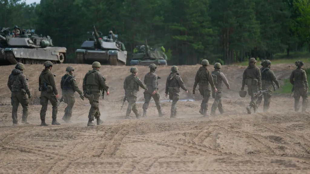 Vojáci ze základny Fort Stewart v americké Georgii