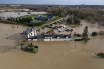 Francouzskou Bretaň sužují čtyřicetileté záplavy