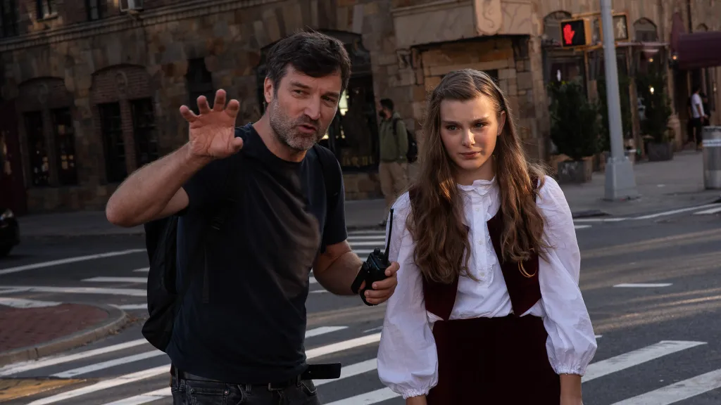 Záběry z natáčení filmu Sbormistr (2023)