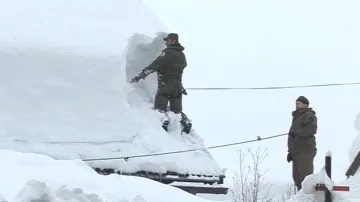 Rakousko se potýká s přívaly sněhu