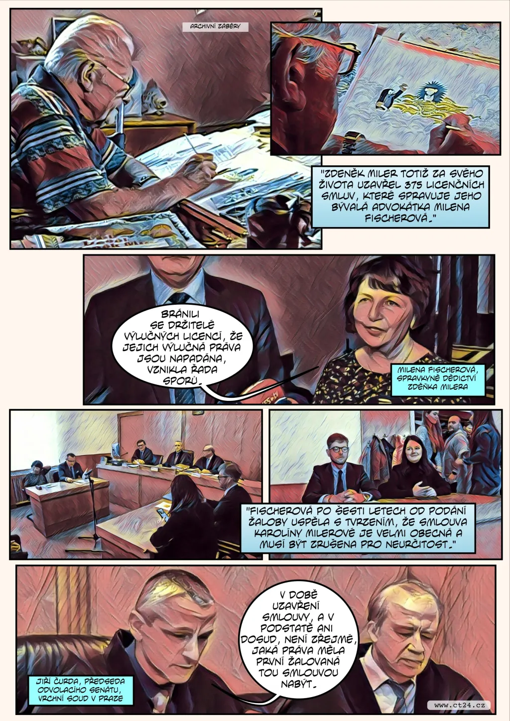 Komiks: Milerová prohrála spor o krtečka