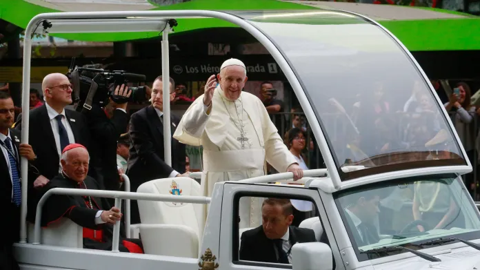 Papež František na návštěvě Chile