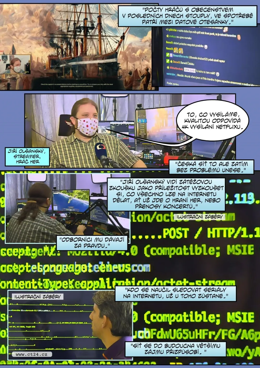Lidé zatěžují internet