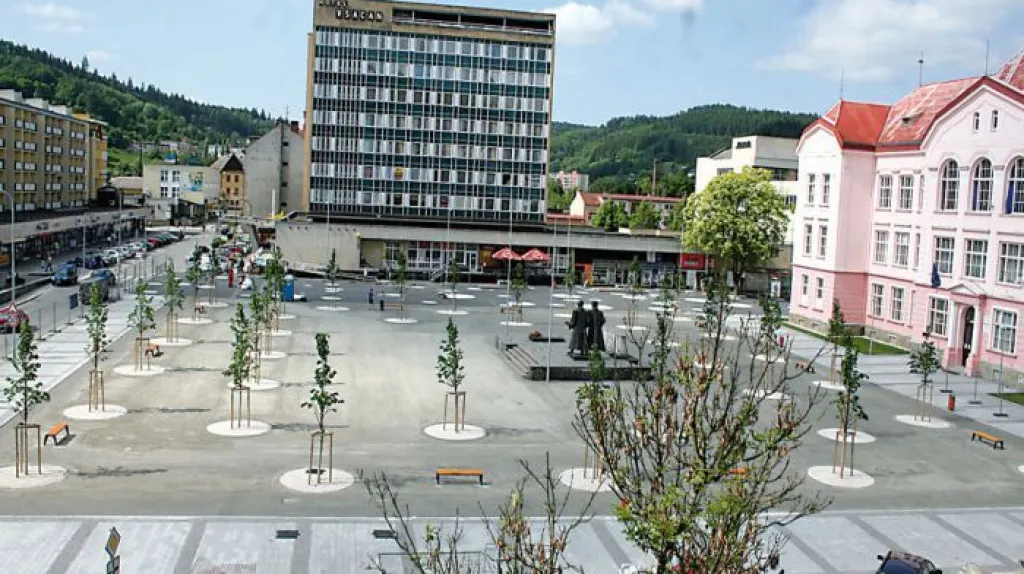 Nová podoba náměstí Svobody ve Vsetíně