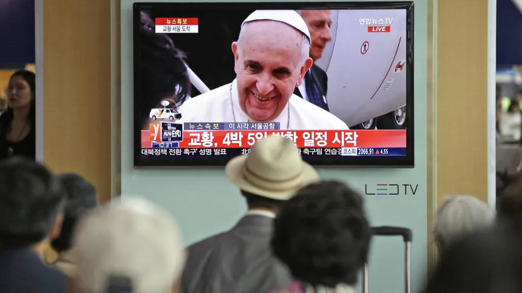 Papež František v Koreji