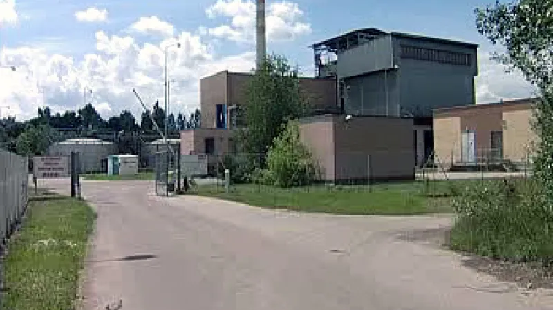 Spalovna odpadu v Synthésii Pardubice.