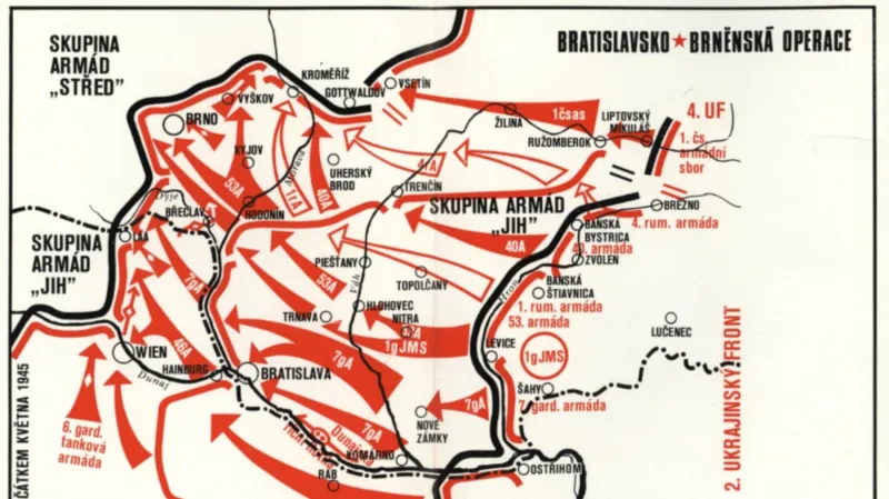 Schéma Bratislavsko-brněnské operace