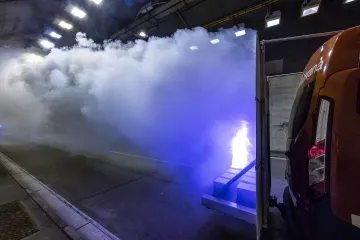Z dálničních tunelů vycházel kouř, bylo to kvůli bezpečnostním zkouškám