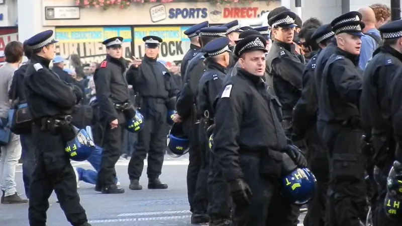 Jednotně za změnu světa - Londýn - příprava na demonstraci