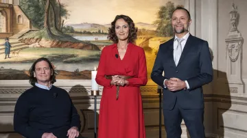 Jan Potměšil při uvádění Adventních koncertů