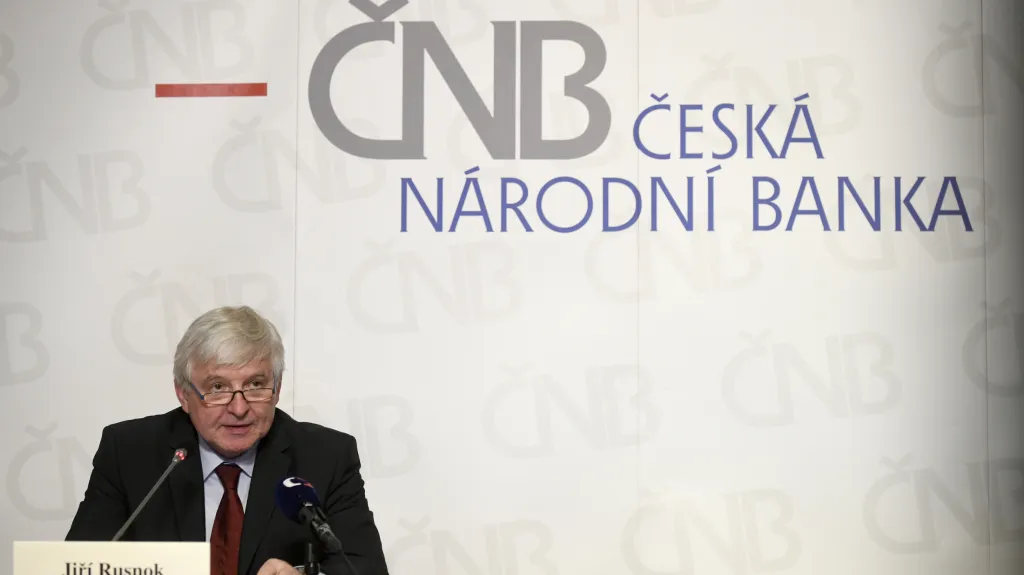 Guvernér České národní banky Jiří Rusnok