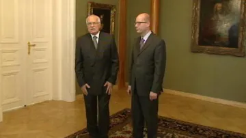 Václav Klaus a Bohuslav Sobotka