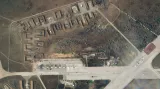 Ruská letecká základna po explozích