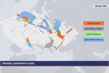 Vyprahlá místa i netušené zásobárny. Průzkum za půl miliardy zmapoval podzemní zdroje vody