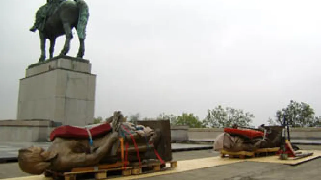 Rekonstrukce památníku na Vítkově