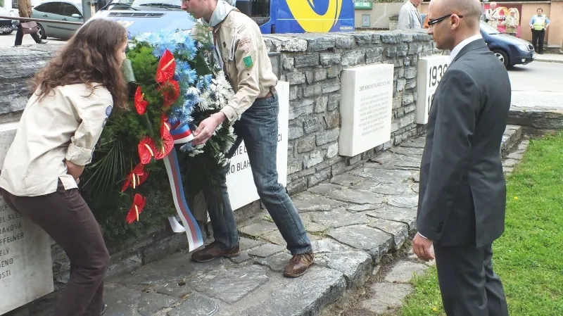 Pietní akt v Boskovicích