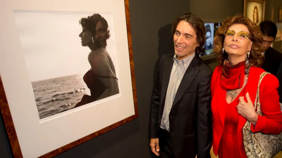 Sophia Lorenová a Carlo Ponti jr.