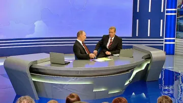 Vladimir Putin v televizní besedě