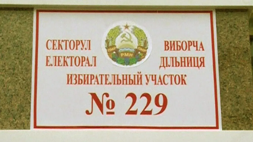 Volební místnost v Podněstří