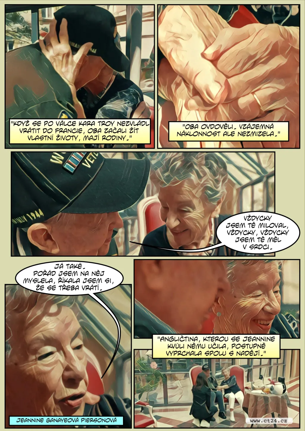 Komiks: Americký veterán našel ztracenou lásku