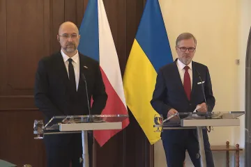 S českou pomocí vznikne na Ukrajině nový závod na munici, řekl Šmyhal