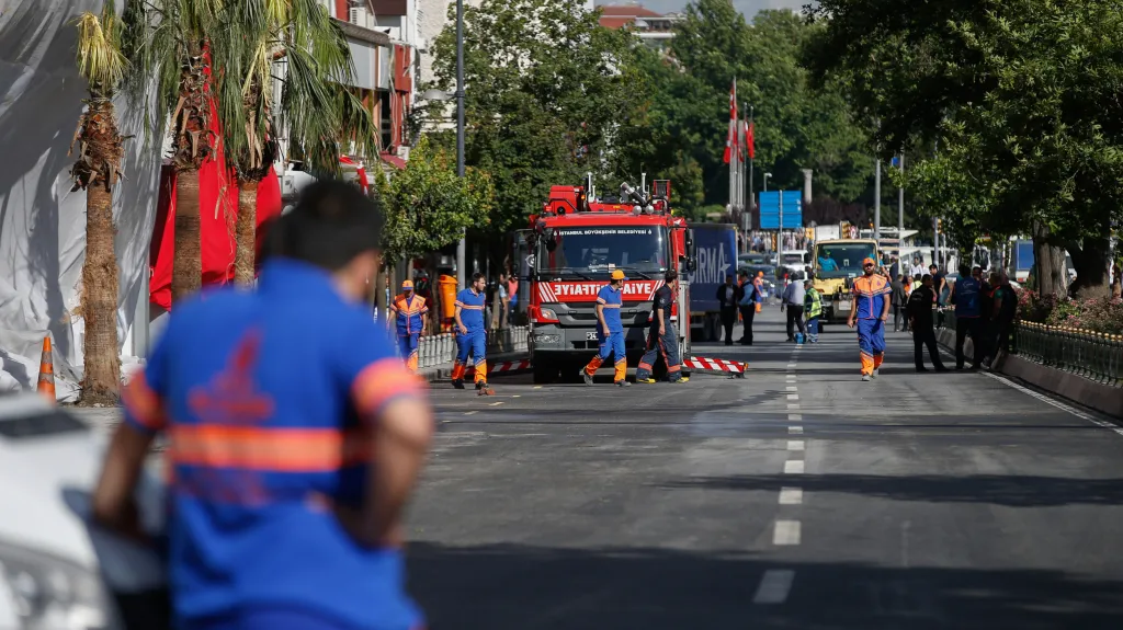 Výbuch v tureckém městě Midyat