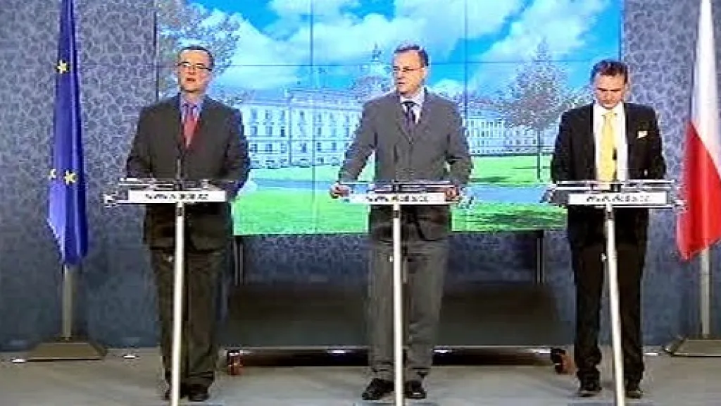 Tisková konference po schválení rozpočtu na rok 2011