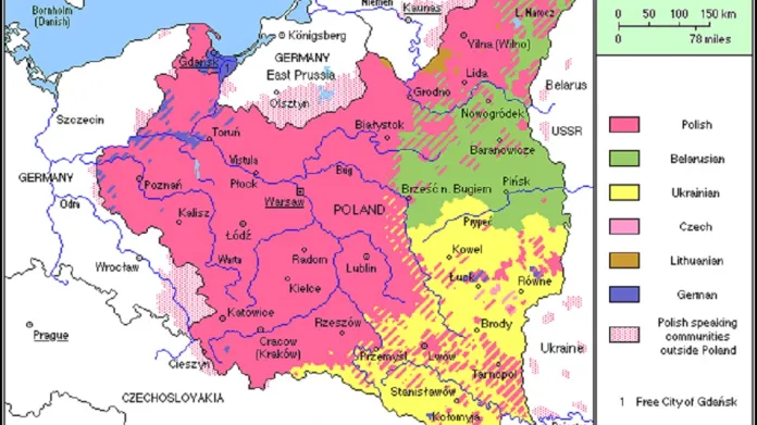 Jazykové rozdělení předválečného Polska