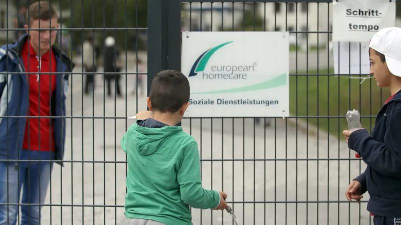 Uprchlíci v Burbachu