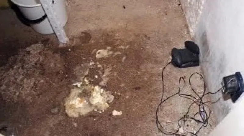 Komora, kde byl týraný Ondřej