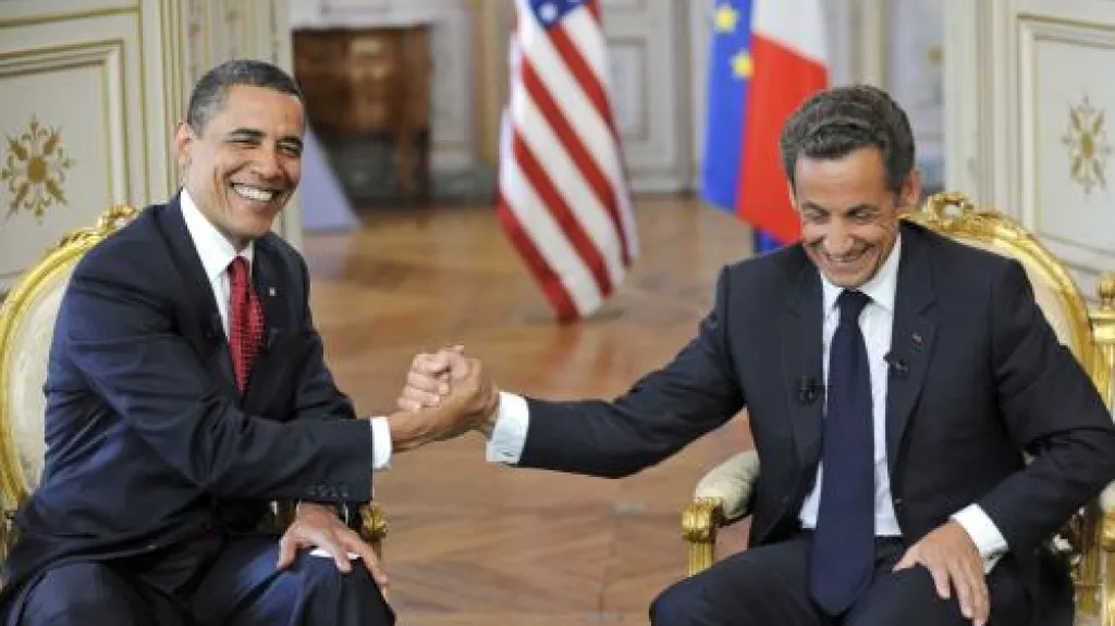 Barack Obama a Nicolas Sarkozy