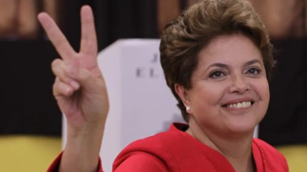 Favoritka brazilských prezidentských voleb Dilma Rousseffová