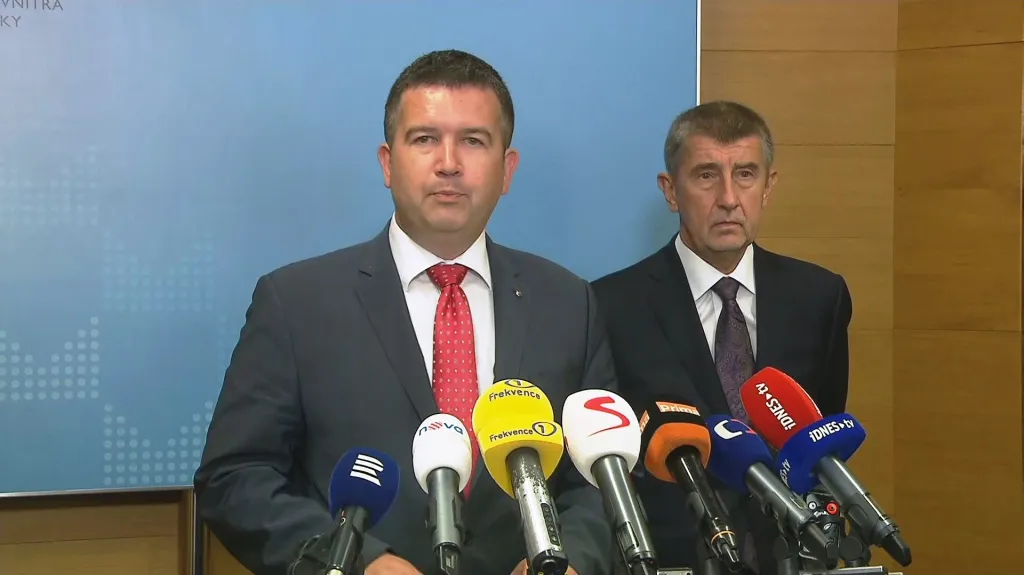 Jan Hamáček a Andrej Babiš