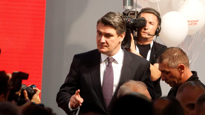 Předseda chorvatské Sociálnědemokratické strany Zoran Milanović