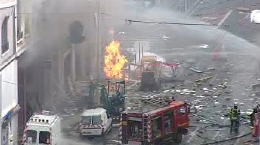 Výbuch plynu v Lyonu