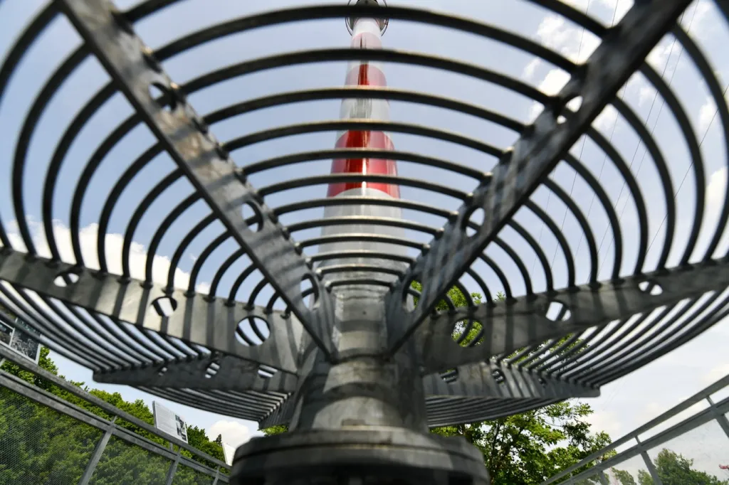 Nová vyhlídka na historickém pilíři u řeky Radbuzy