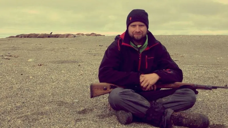 Roman Staněk na Špicberkách