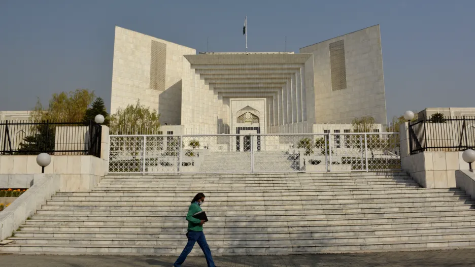 Nejvyšší soud v pákistánském Islámábádu
