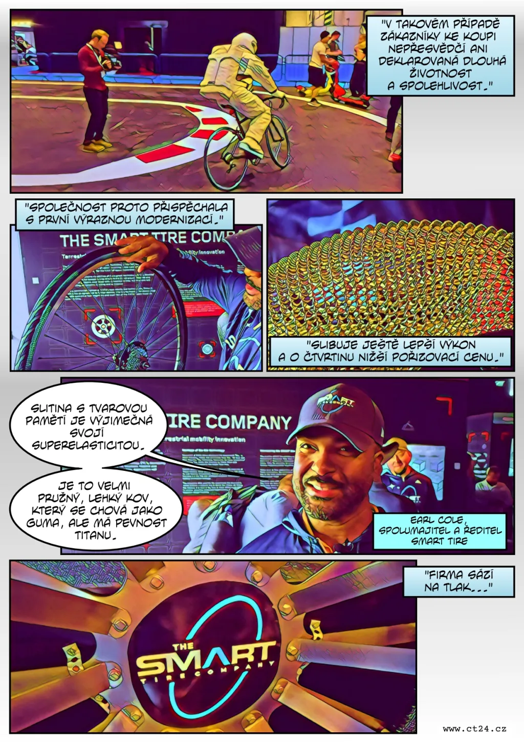 Pneumatika z ocelových vláken má přinést v dopravě revoluci, slibují její vývojáři