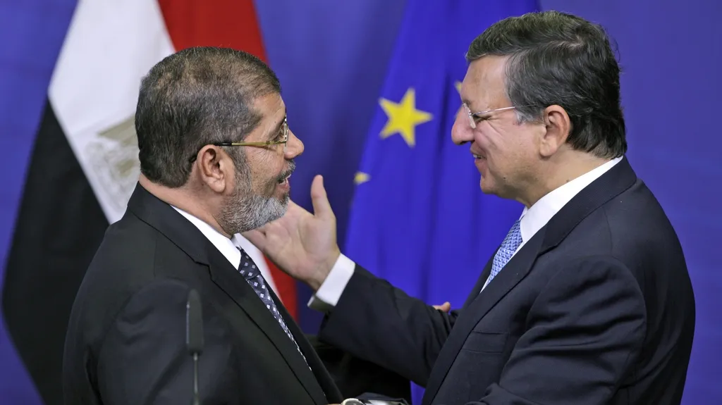 Muhamad Mursí a José Manuel Barroso