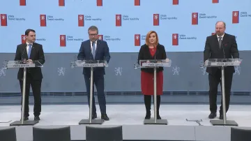 Tisková konference po jednání vlády
