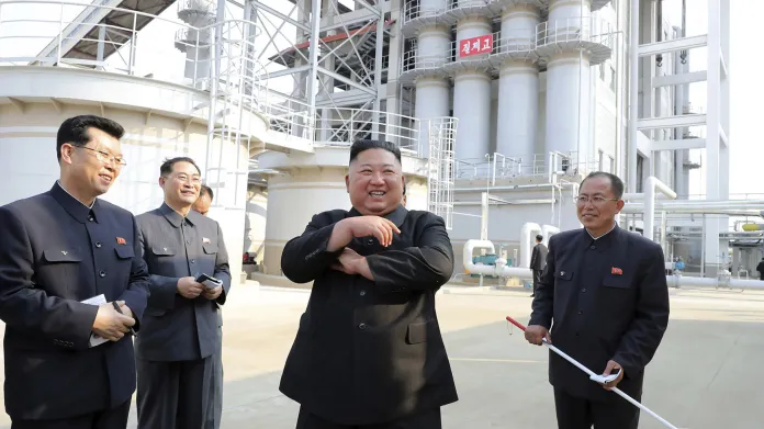Kim Čong-un na fotografii zveřejněné severokorejskou vládou