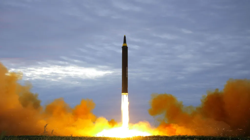 Severokorejská raketa, ilustrační foto