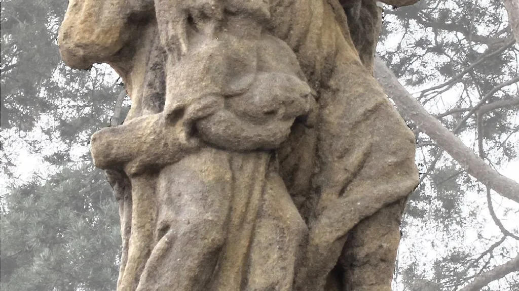Barokní socha anděla z Kutné Hory