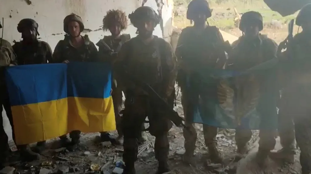 Ukrajinští vojáci znovudobyli Staromajorske