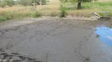 Vypuštěný rybník v Kublově