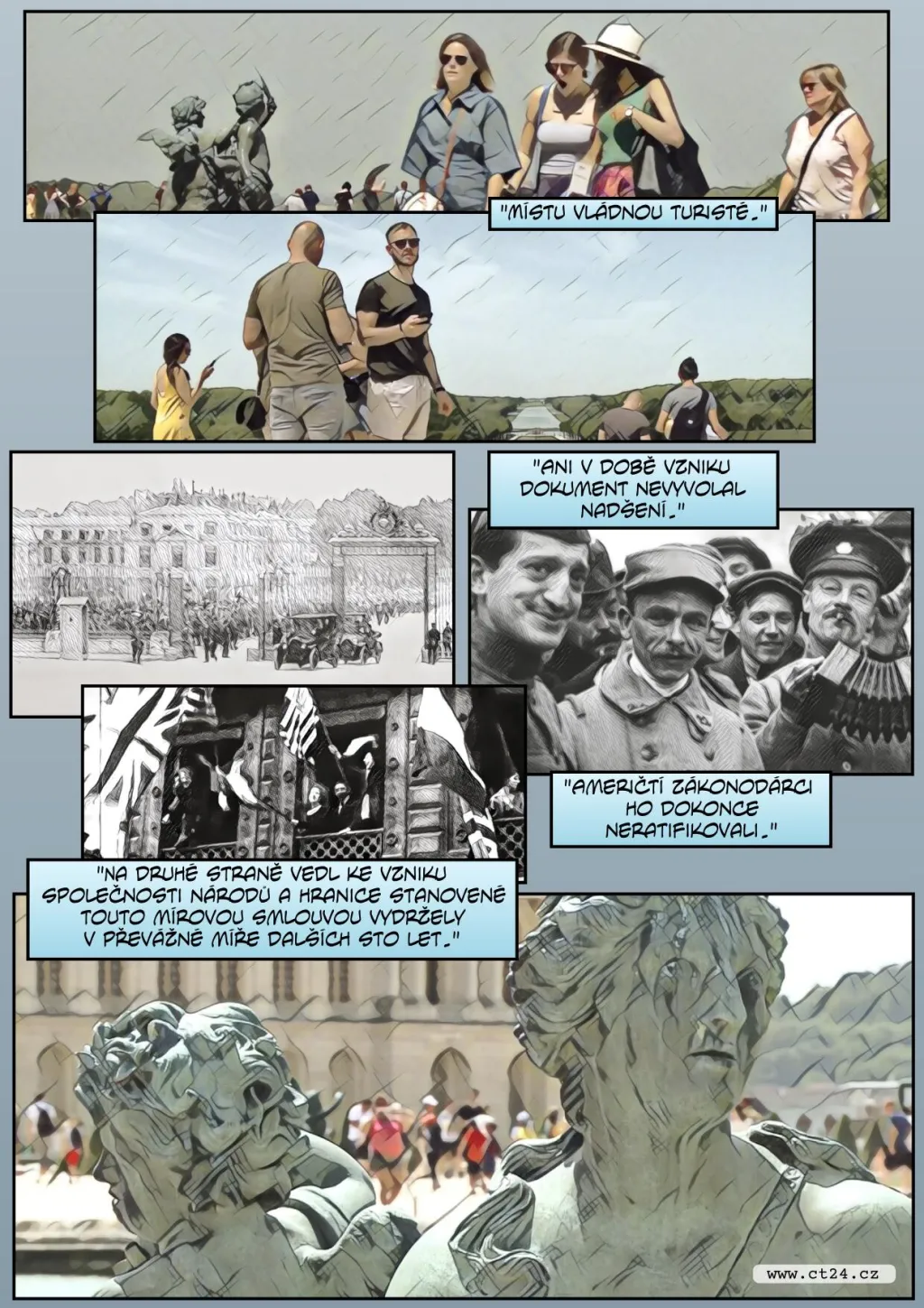 Komiks: Sto let od Versailleské smlouvy
