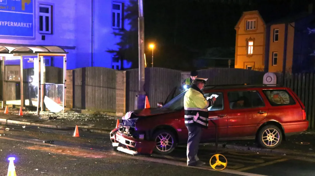 Dopravní nehoda v Děčíně