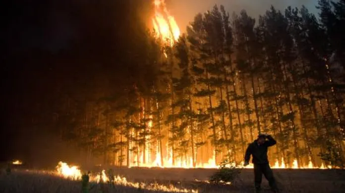 Požáry v Rusku