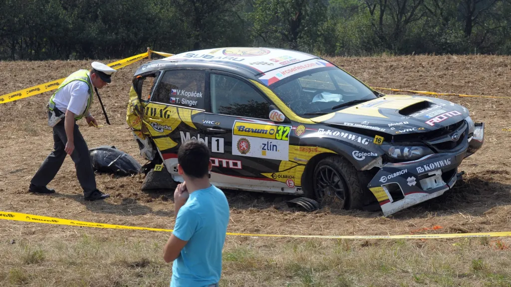 Nehoda na Barum rallye